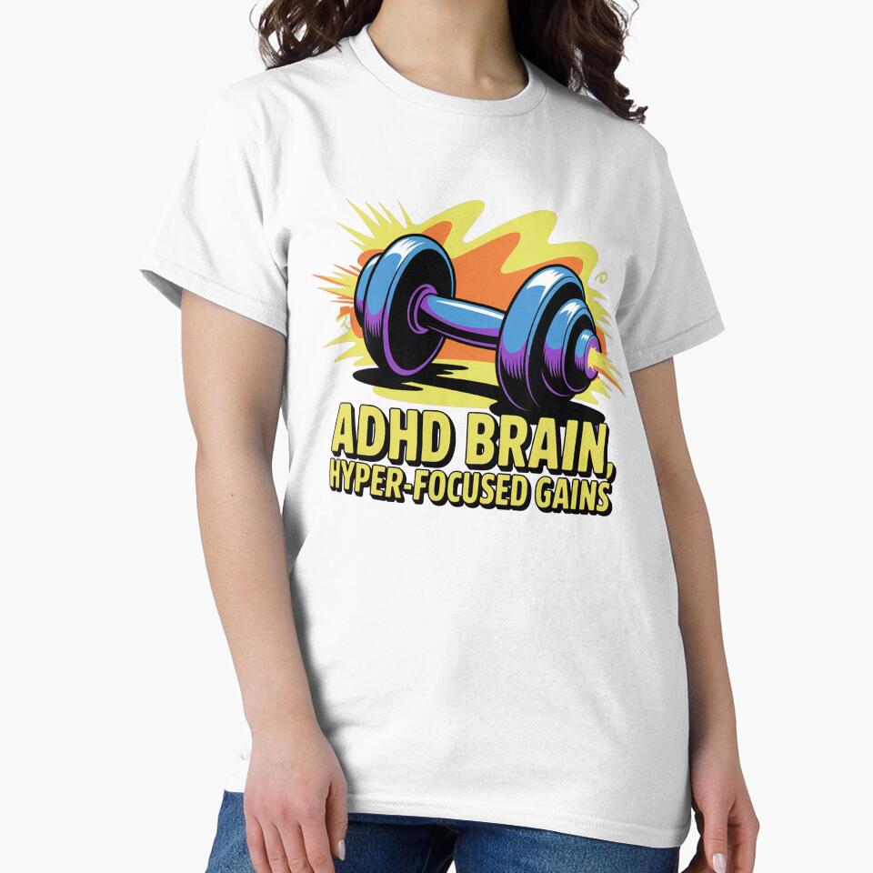 ADHD brain, hyperfocused gains, ADHD fitness by NoetherSym