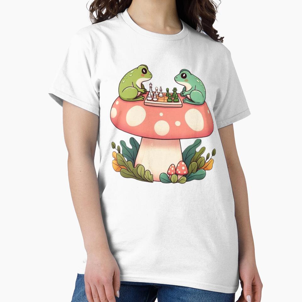 Chess Frogs on Mushroom – Fantasy Design by Dogandesighn