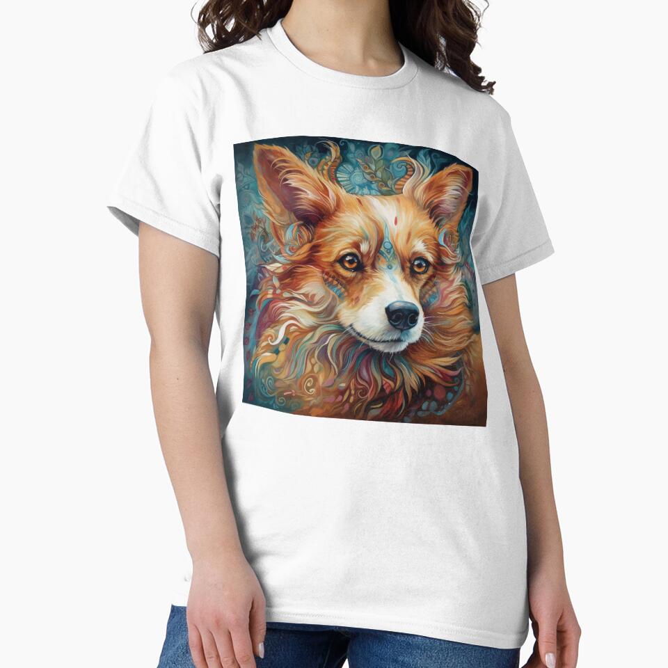 Tribal Corgi Dog 8 by DiatomDesigns