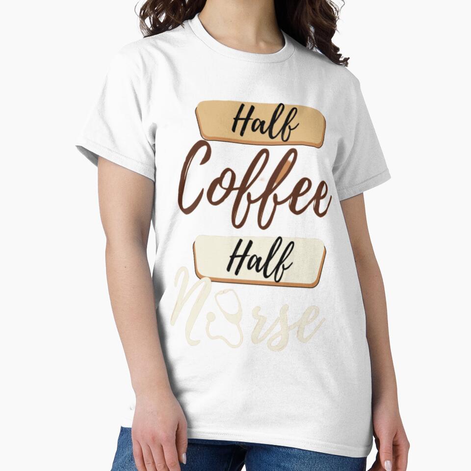 Half Coffee Half Nurse - a Mugs Coffee by The Trend Shopl