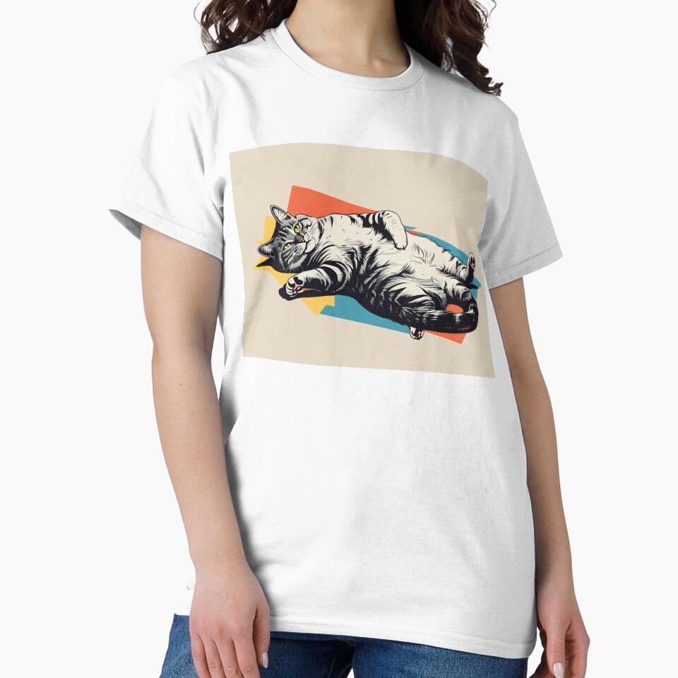 Lazy Cat Mode – Pop Art Relaxation by LEO'S CREATURE　れおずくりーちゃー