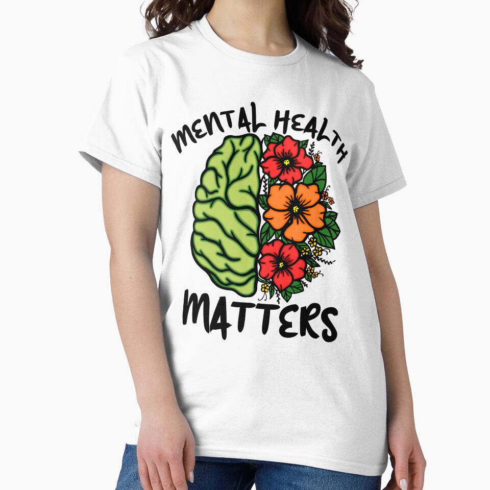 Mental Health Matters Awareness Flowers by MindfulMeta