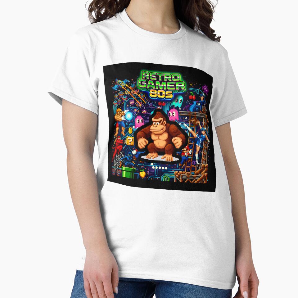 Retro Gamer 80s Video Games by RamboDesign