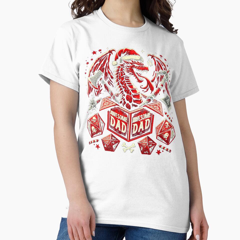 Red Dragons Dice Dad by vectcd