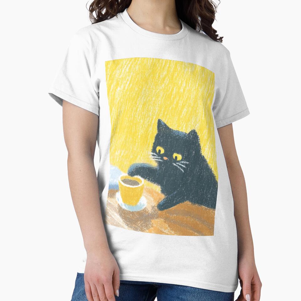Paw Dipping Black Cat by itsallaboutcats