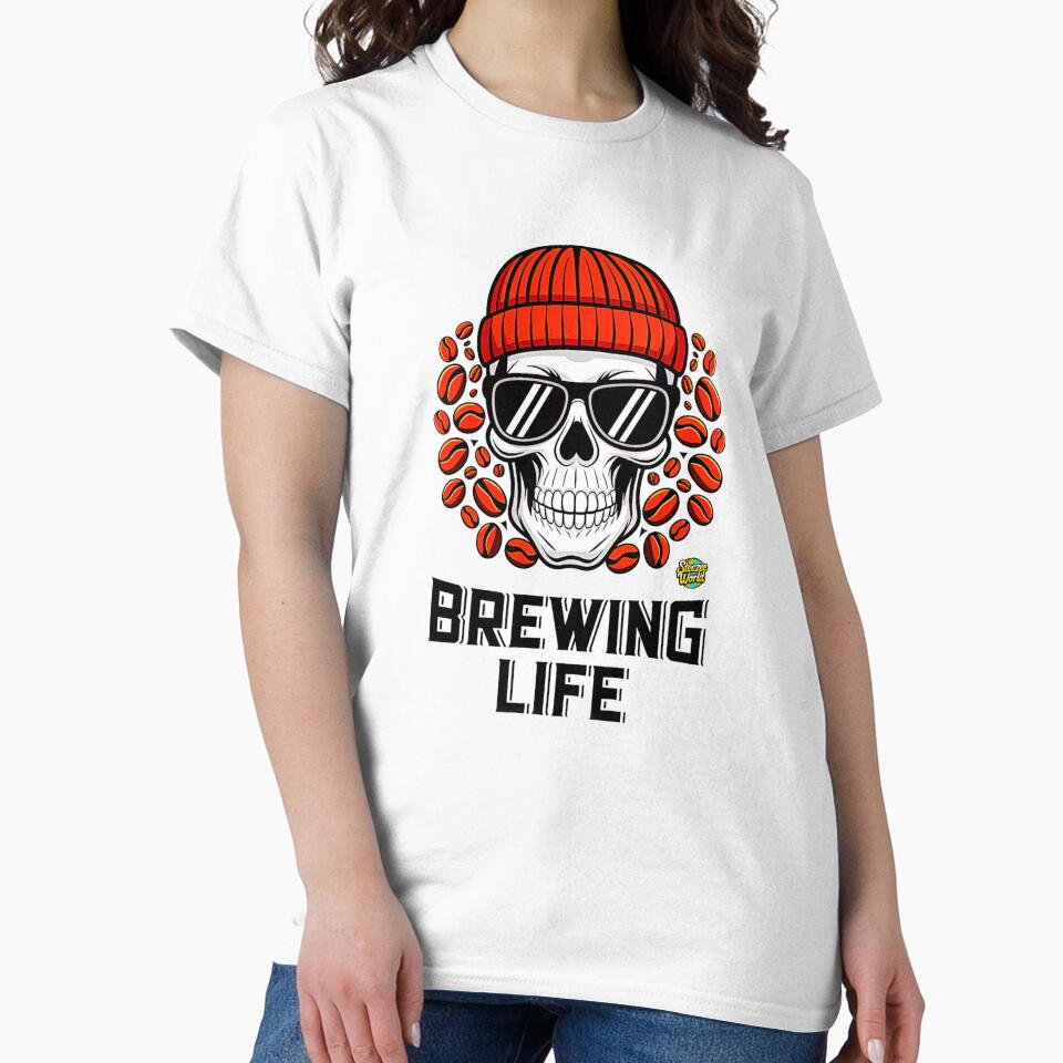 Brewing Life Skeleton Design by SteezeeStore