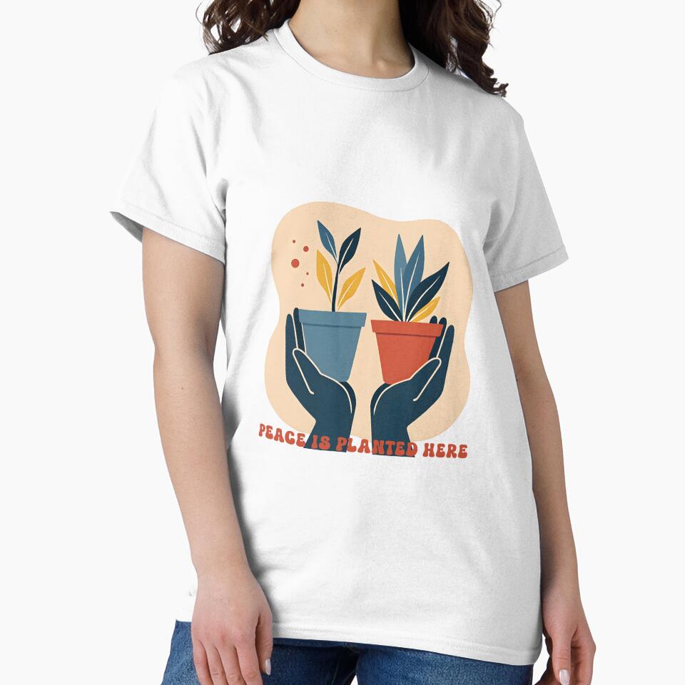 Peace is Planted Here by Rosaliartbook