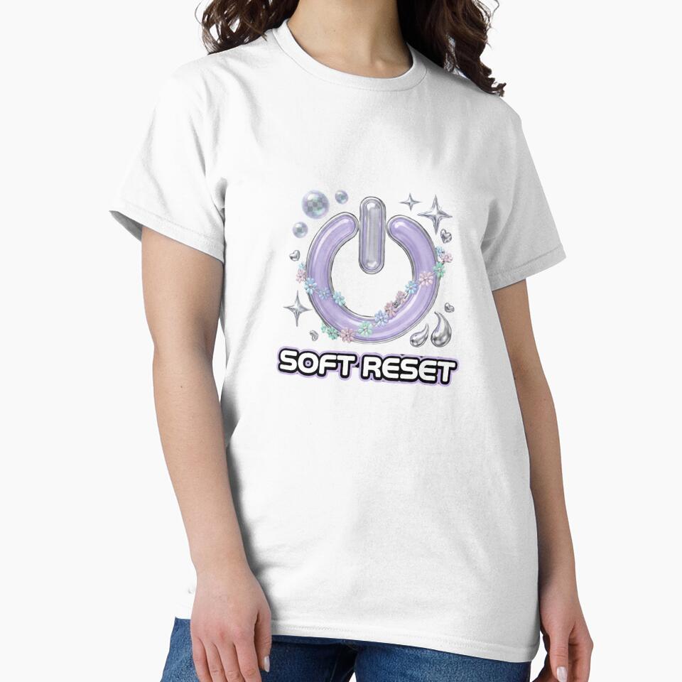Soft Reset Y2K Glossy Power Symbol by GoofyShopp