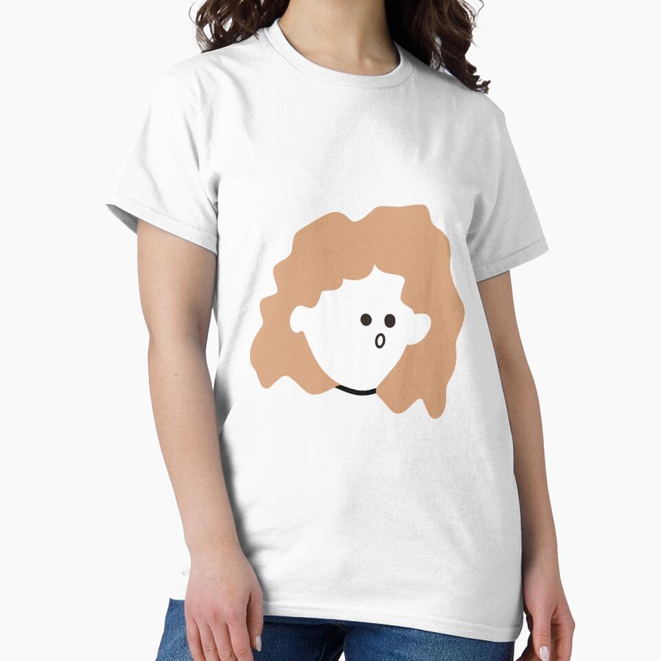 Adorable Girl Drawing | Minimalist Cute Art by RM-Journey