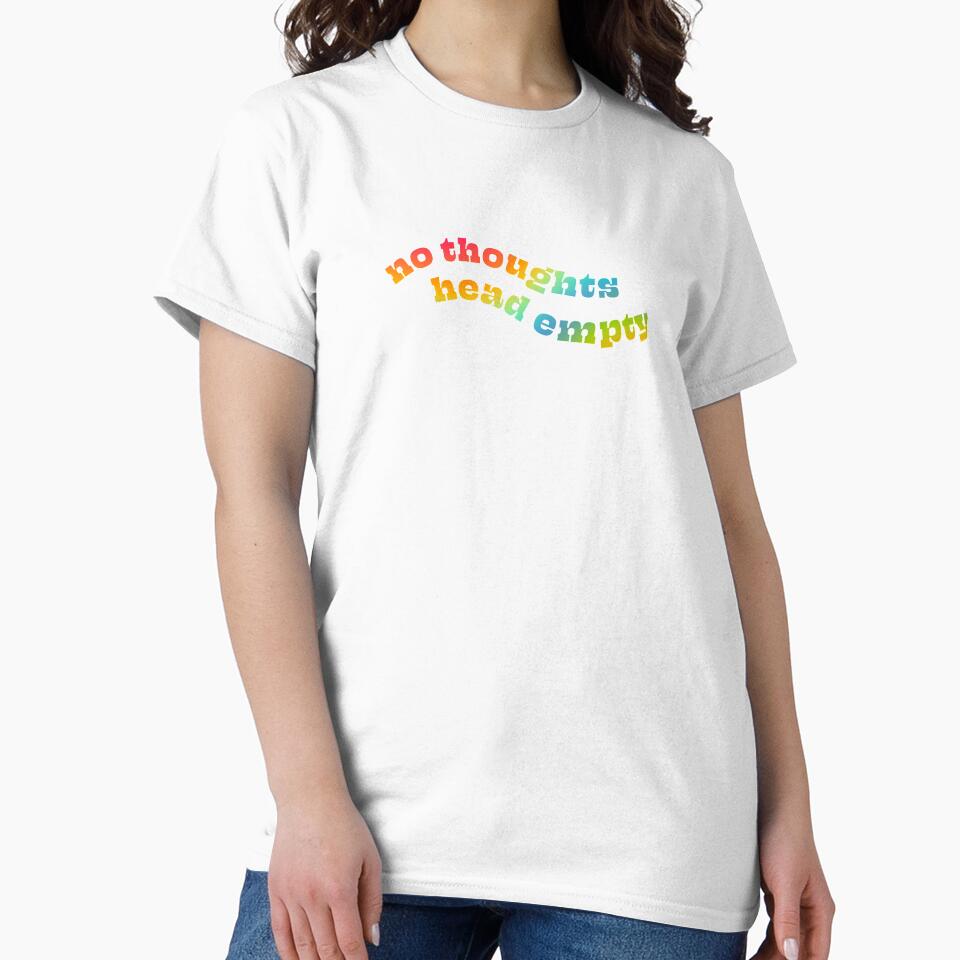 No thoughts head empty rainbow by graceisapayne