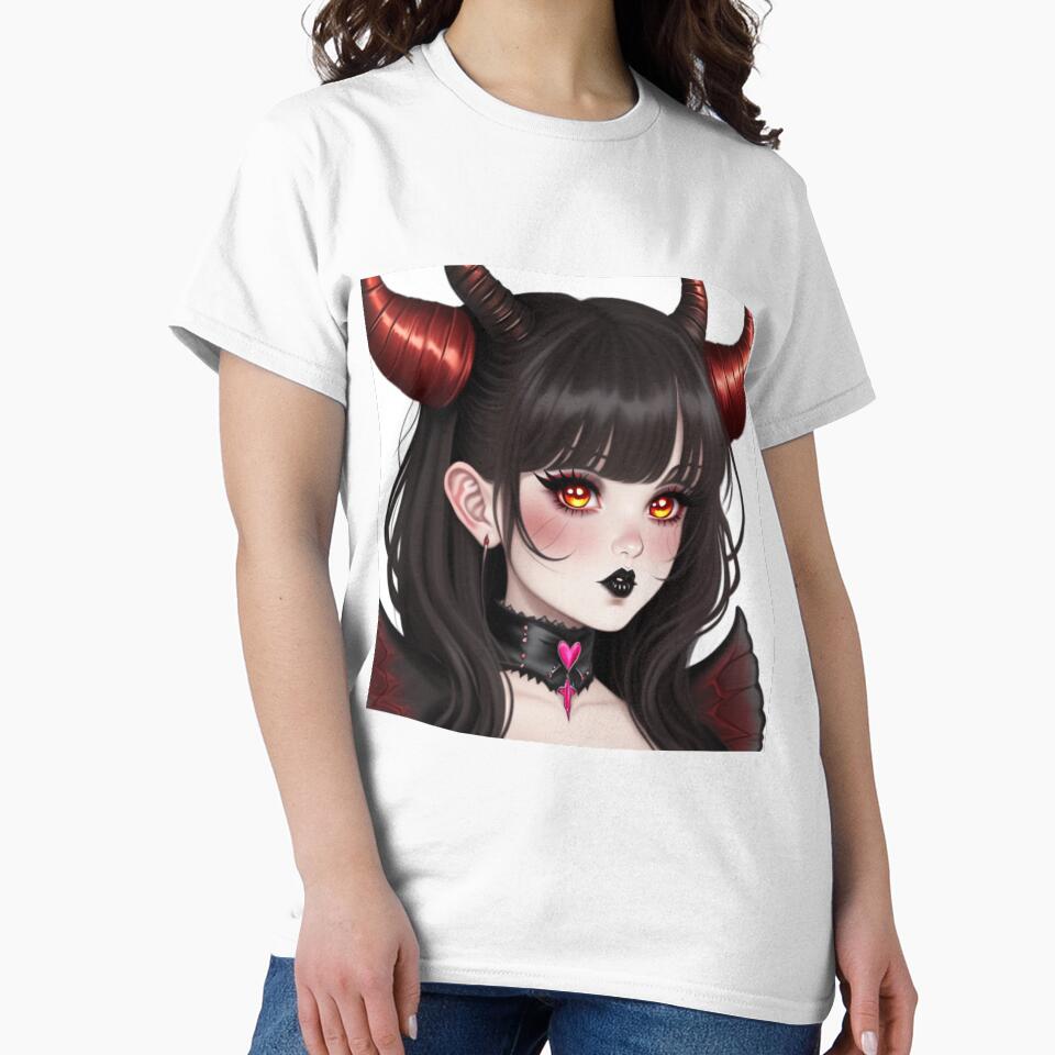Goth Girl Cute Artwork by GothShop
