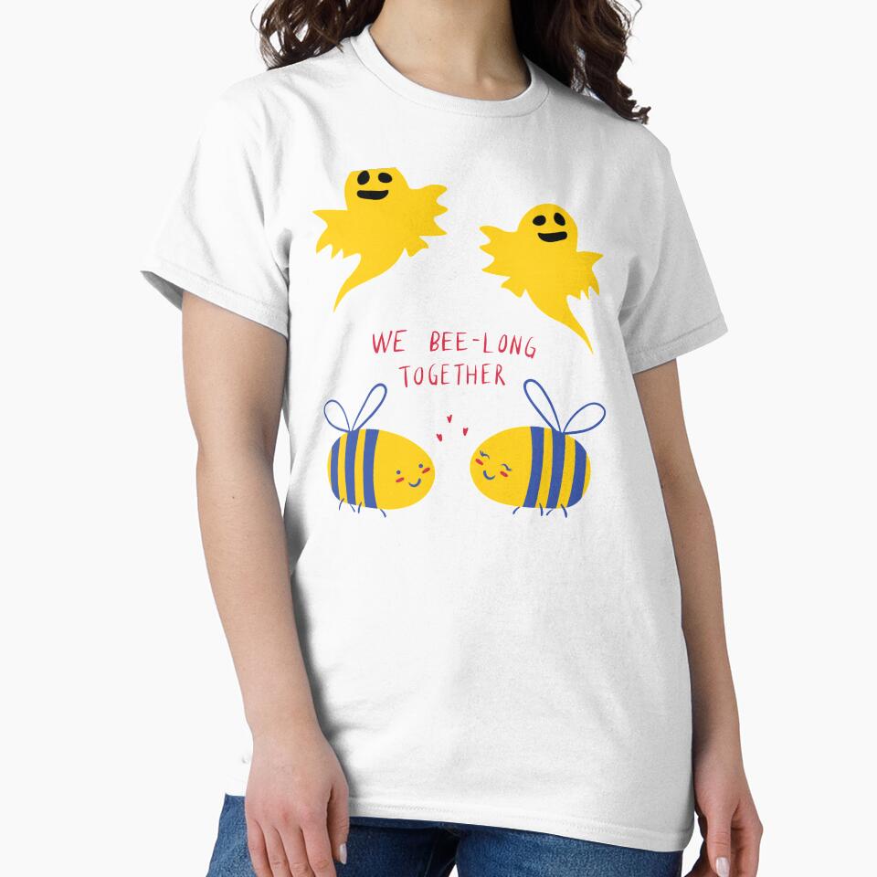 Save The Boo Bees Cute Honey Bees And Boos Halloween Breast Cancer Awareness by chetan786