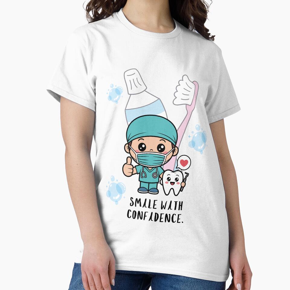 Smile With Confidence – Cute Dentist by AhmadAnnaPrints