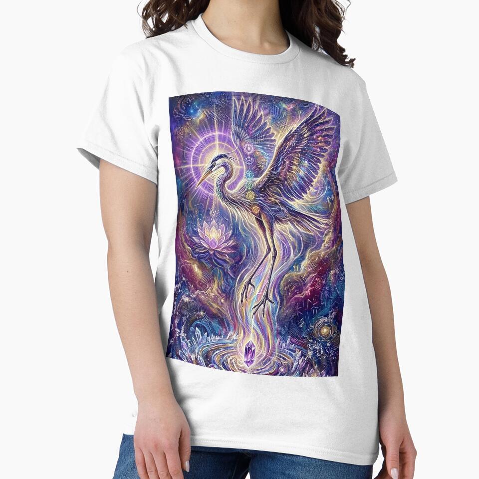 Surreal Cosmic Heron Chakra Energy / Cosmic Heron Surreal Chakra Energy by SedresArt