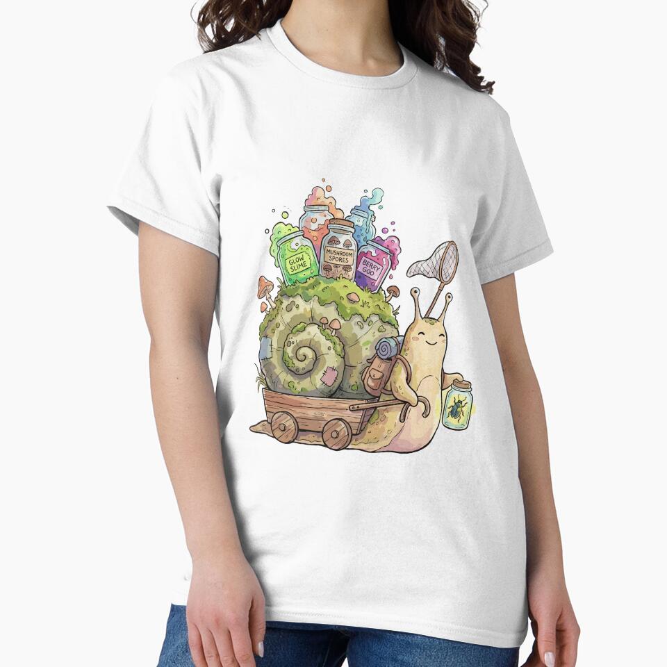 Goblincore Aesthetic: Snail Goo Forager by bapupa