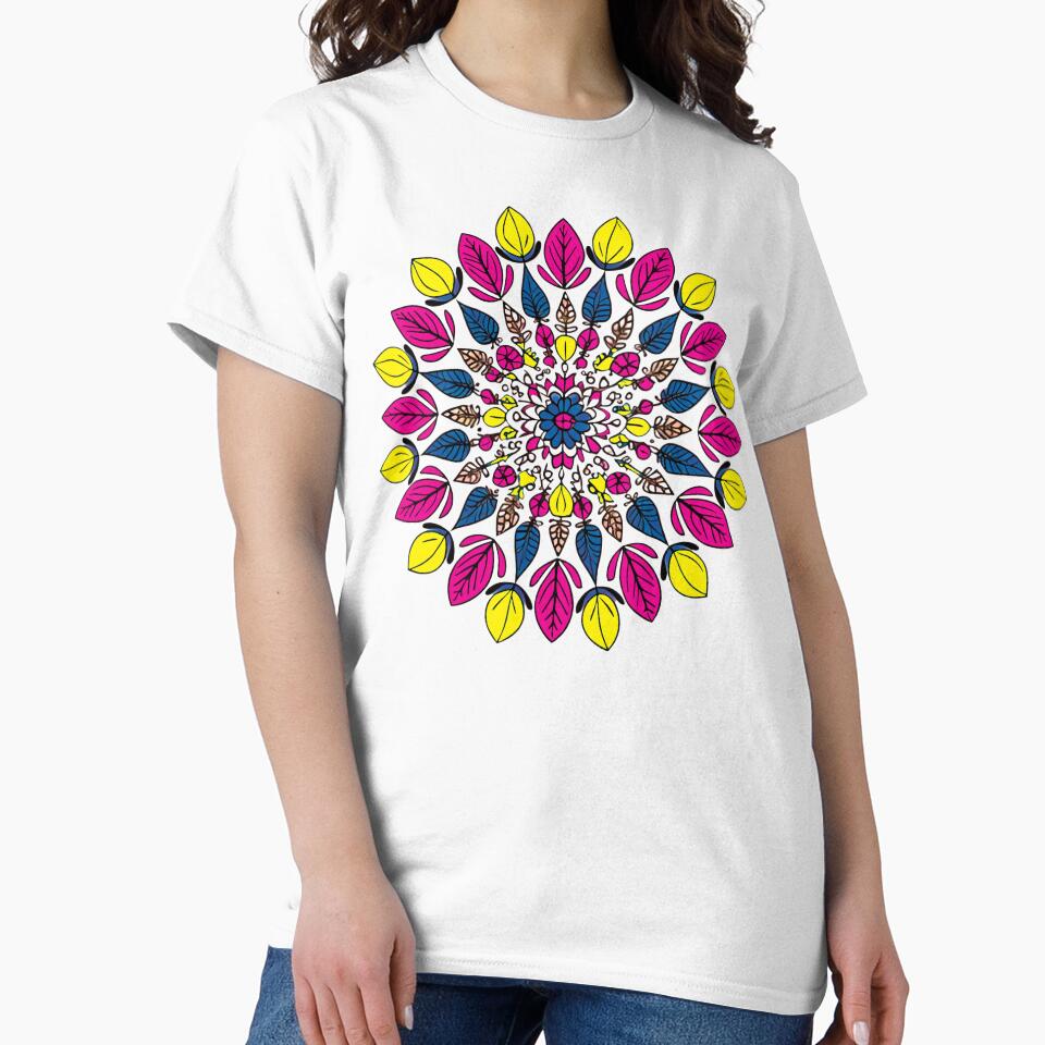 Folk Mandala by CharlottePlaceArt