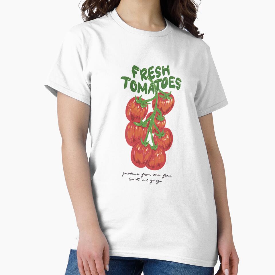 Fresh Tomatoes | Farmers Market Vintage Produce Illustration by CricketDoodles