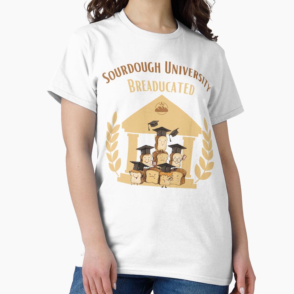 Sourdough University Breaducated gift for bread fan by YenViolet