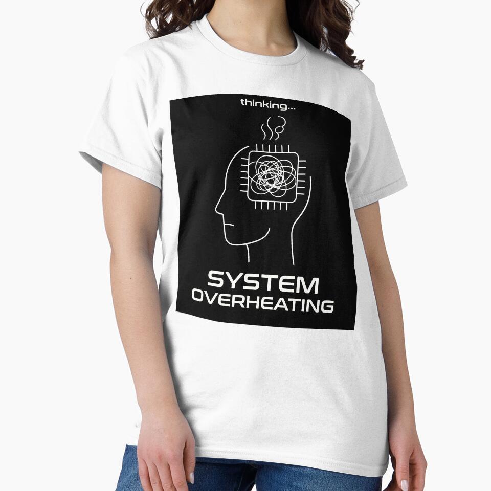 System Overheating Overthinking Dark Humor by apex.vibe