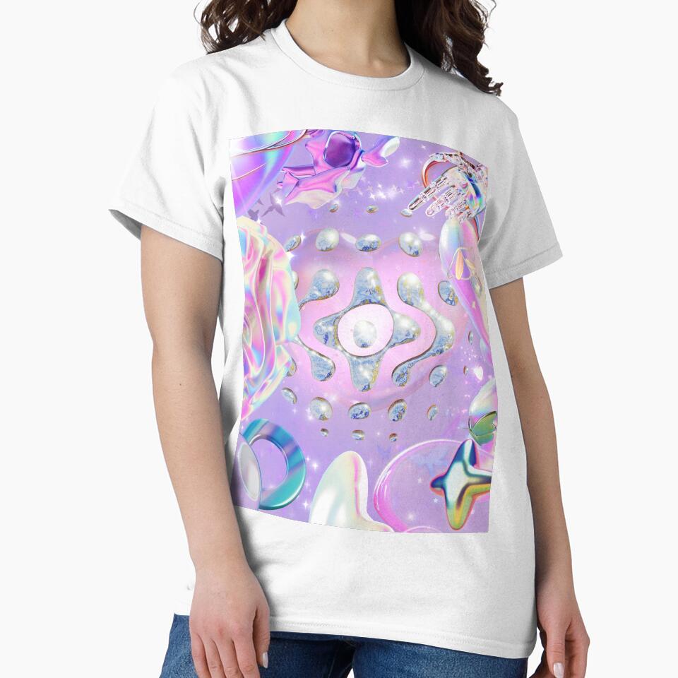 Y2K Holographic Dreamscape - Pastel Galaxy Vibes by Quanietran