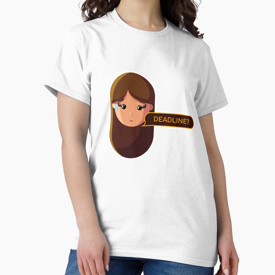 Deadline Panic | Funny Creative Girl Sticker by Creatory.studio