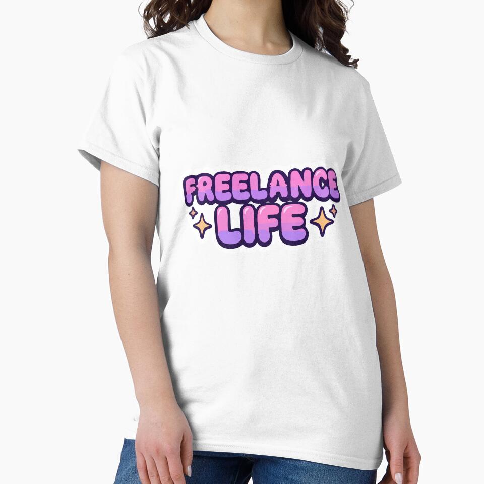 Cute Freelance Life Bubbly Purple-Pink Gradient Sticker by All Year Summer Co.