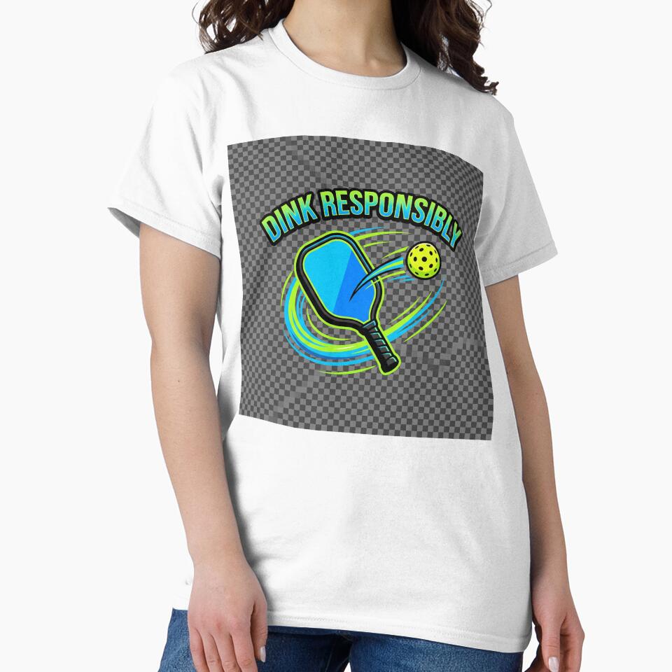 Dink Responsibly (Pickleball) by courtsideco