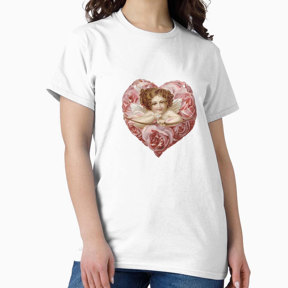 Coquette Vintage Heart cherub by Pixiedrop