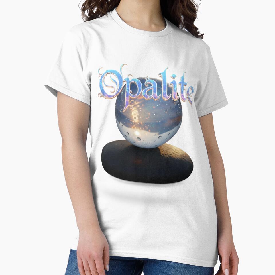 Opalite Crystal Sphere Mystical Art by DroolWorthyUS