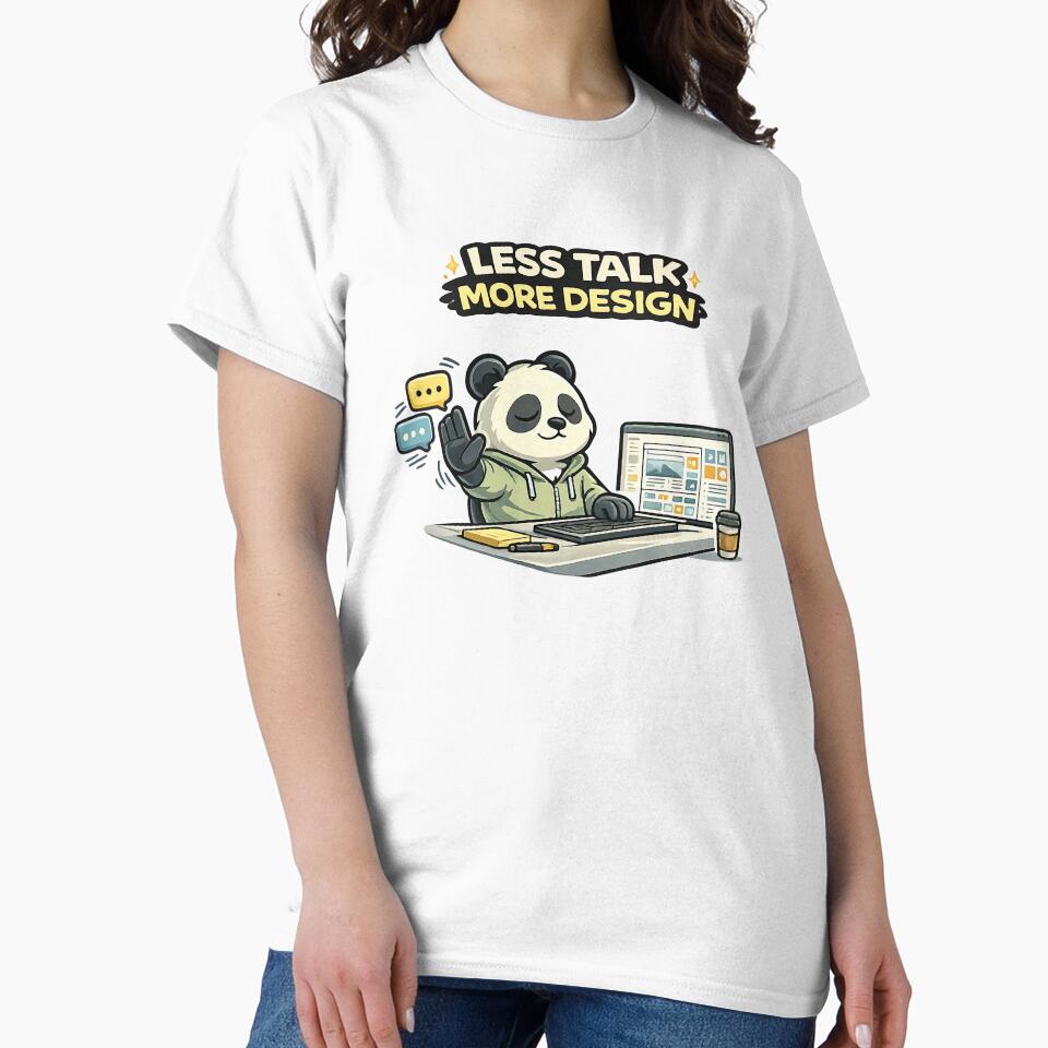 Less Talk More Design Funny Graphic Designer by trendink77
