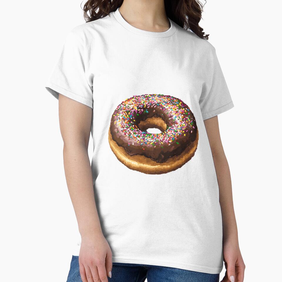 Pixel Art: Pixelated Donut by bapupa