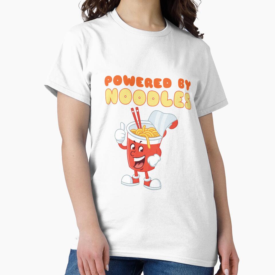Powered By Noodles Spicy Funny Noodle Ramen by Bronby