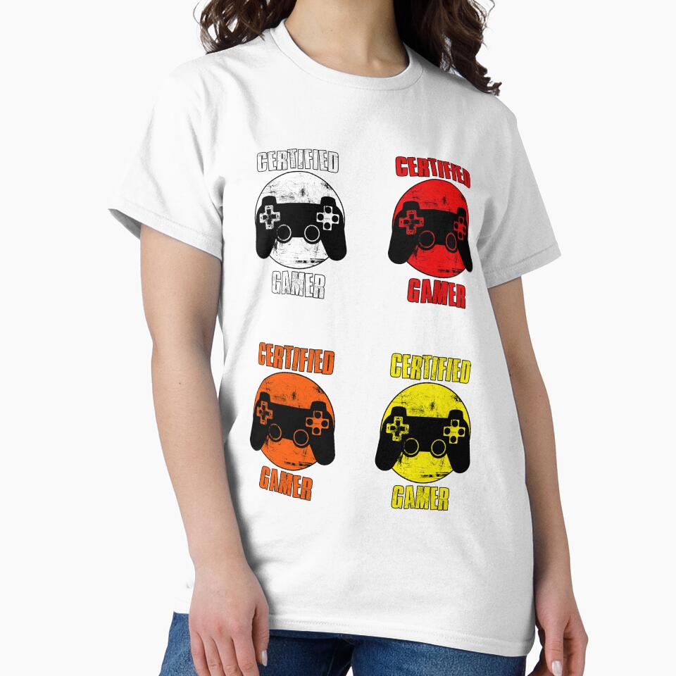 Certified Gamer, Gift for a Gamer, Sticker Pack by FNStuff
