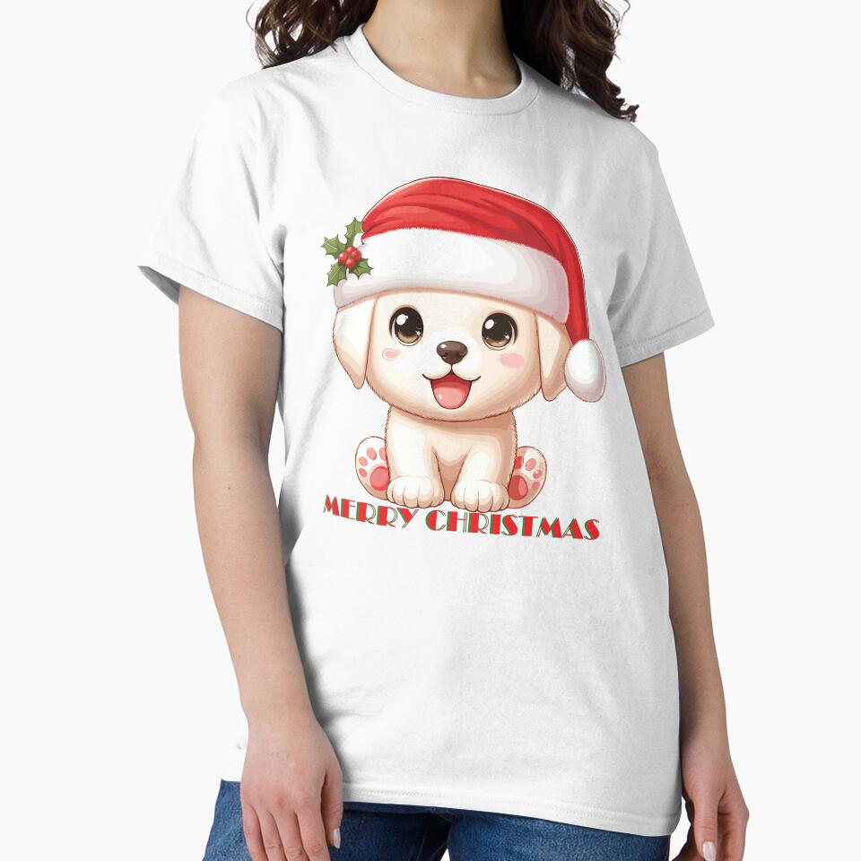 Cute Christmas Labrador Puppy by MCDPShop