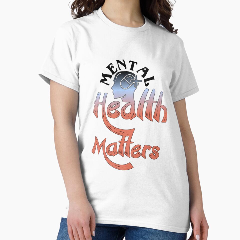 Mental health matters, colorful original slogan,,V777. by Chakilogy