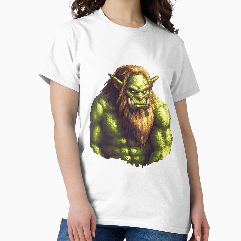 Retro Pixel Art: 8-bit Orc by bapupa