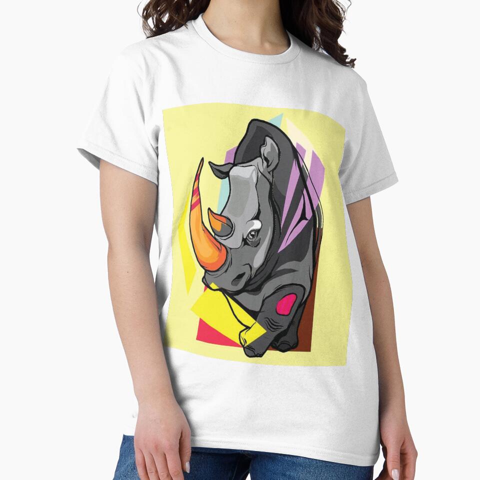 Abstract Rhino Graphic Design by SuirerAchelle