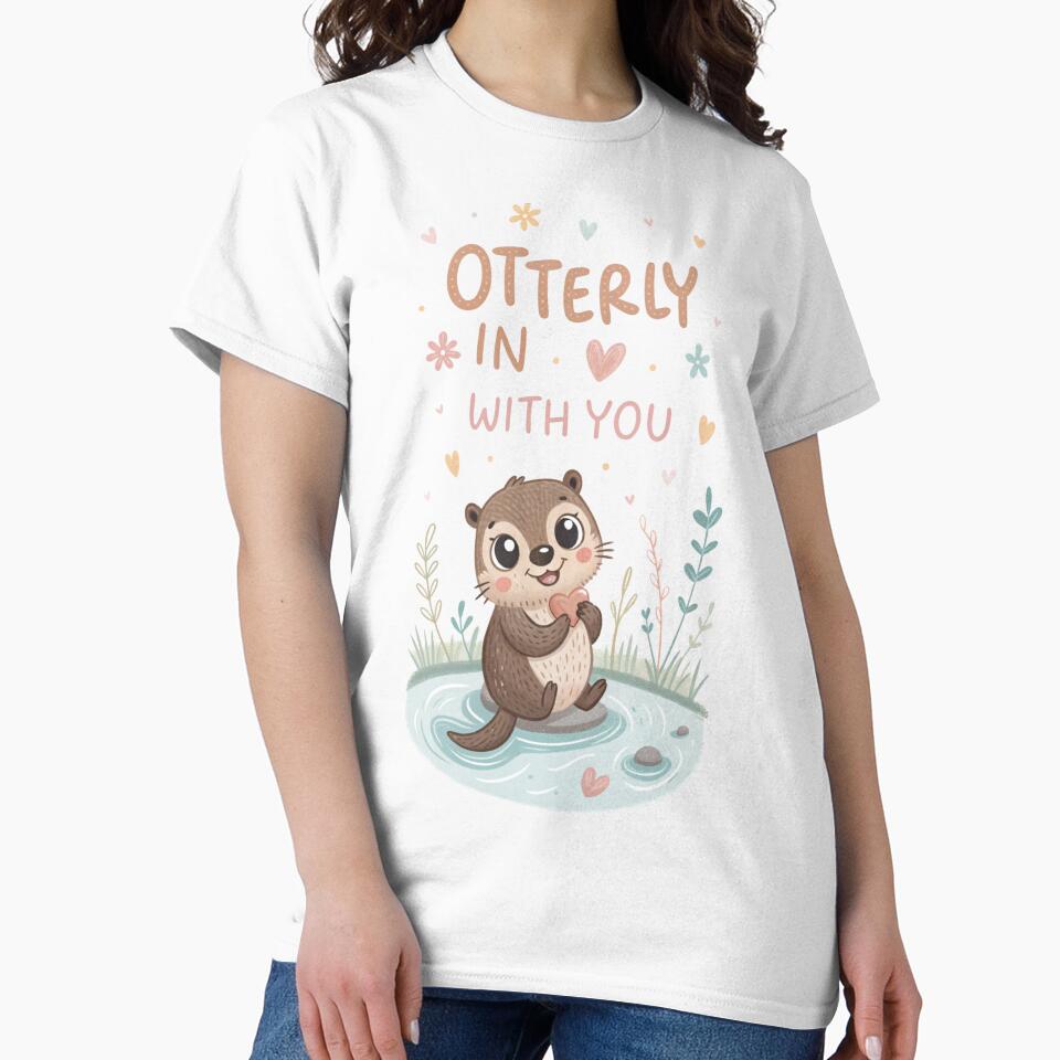 Otterly in Love With you, kawaii Puns by MagicalThreads