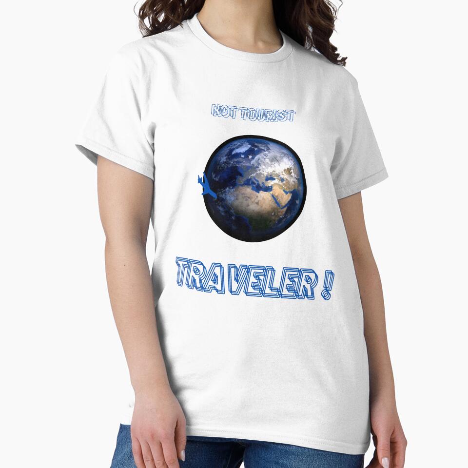 Not tourist - traveler dark blue by Soratravels