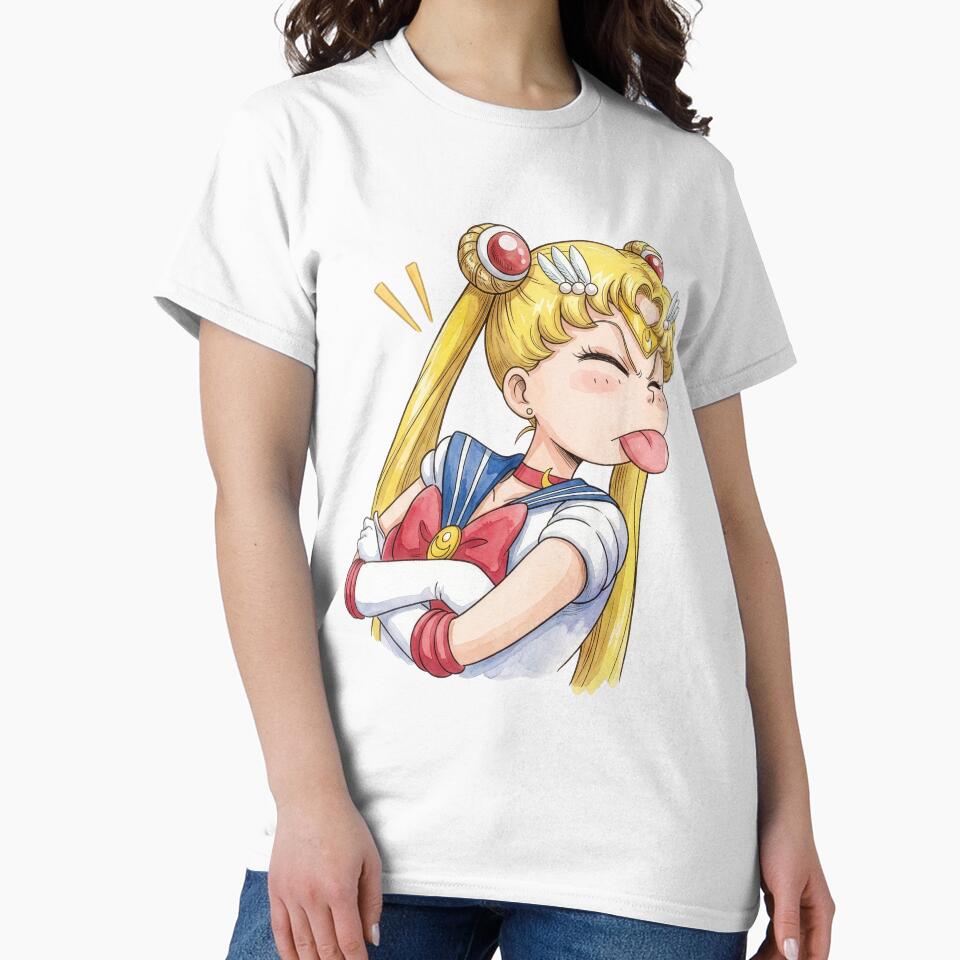 SAILOR MOON FUNNY FACE by mealtees