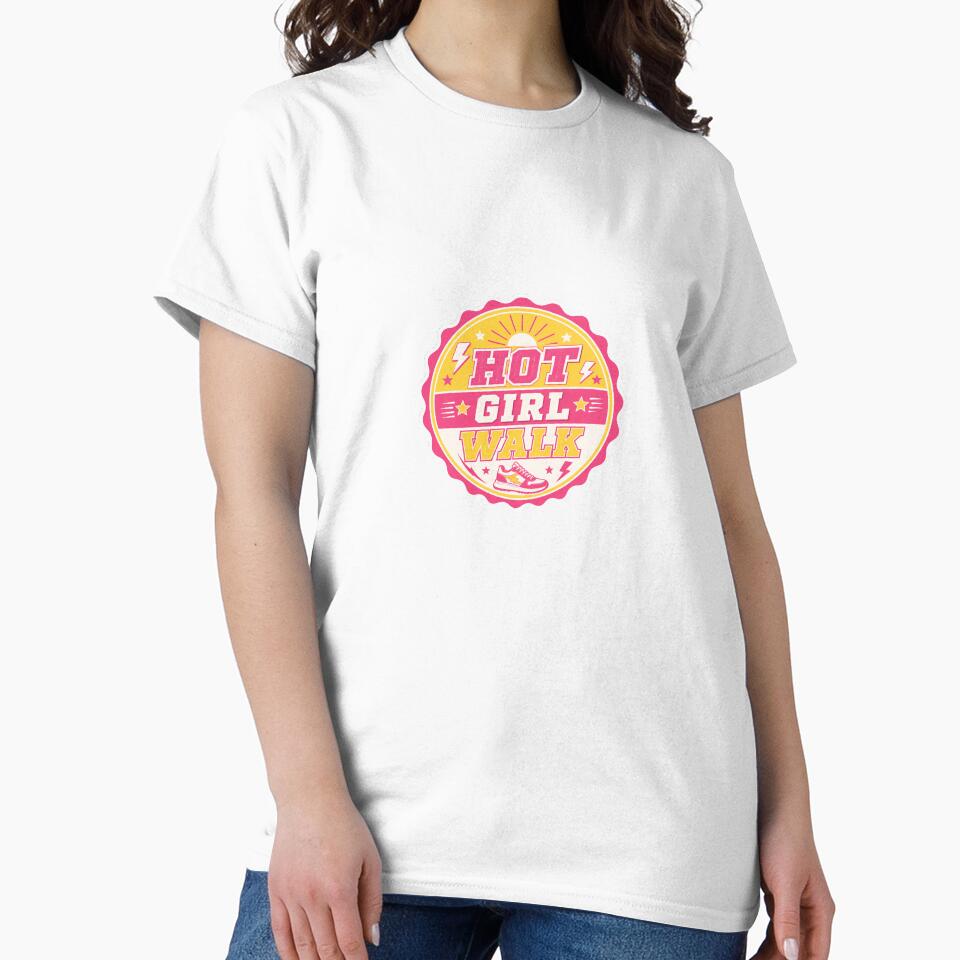 Hot Girl Walk Survivor Funny Fitness Sticker by RedRubyBubble