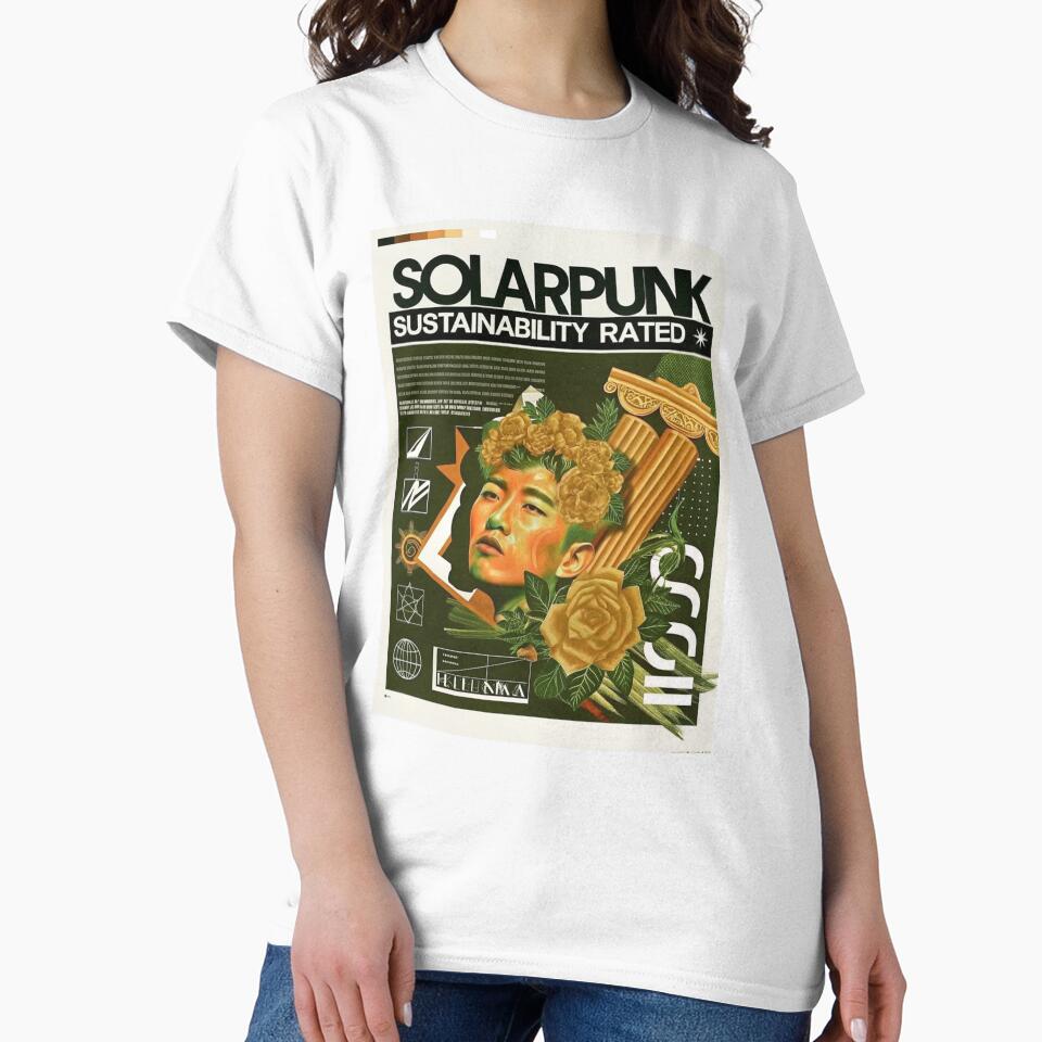 Solarpunk Poster Sustainability by Raw-Ink