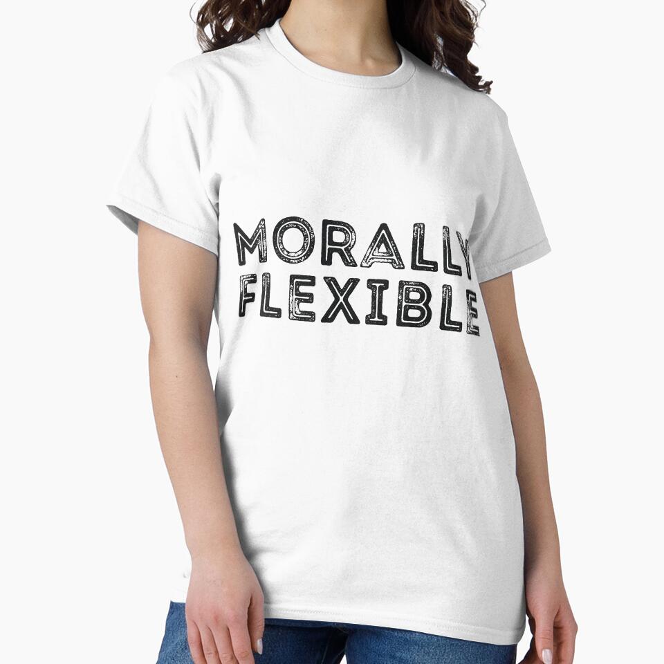 Morally Flexible funny sarcastic joke by  Srdjan Stanisic