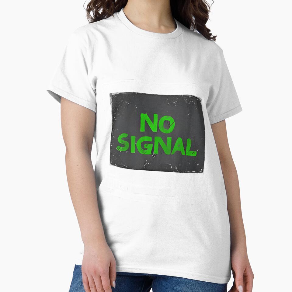Retro No Signal TV Static Vaporwave Aesthetic by qnvpewhwim55