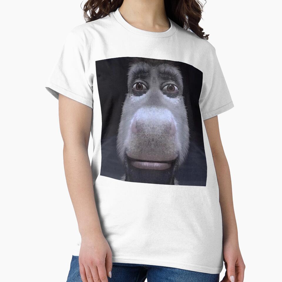 Donkey Stare Meme Shrek Funny 1000 yard stare by Neesu