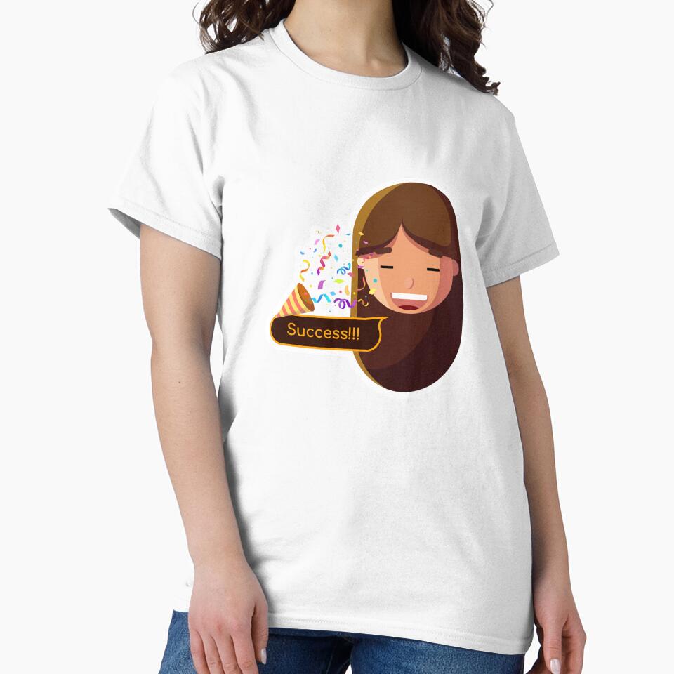 Success! | Funny Creative Girl Sticker by Creatory.studio