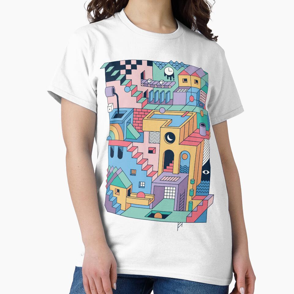 80's Escher by thepapercrane