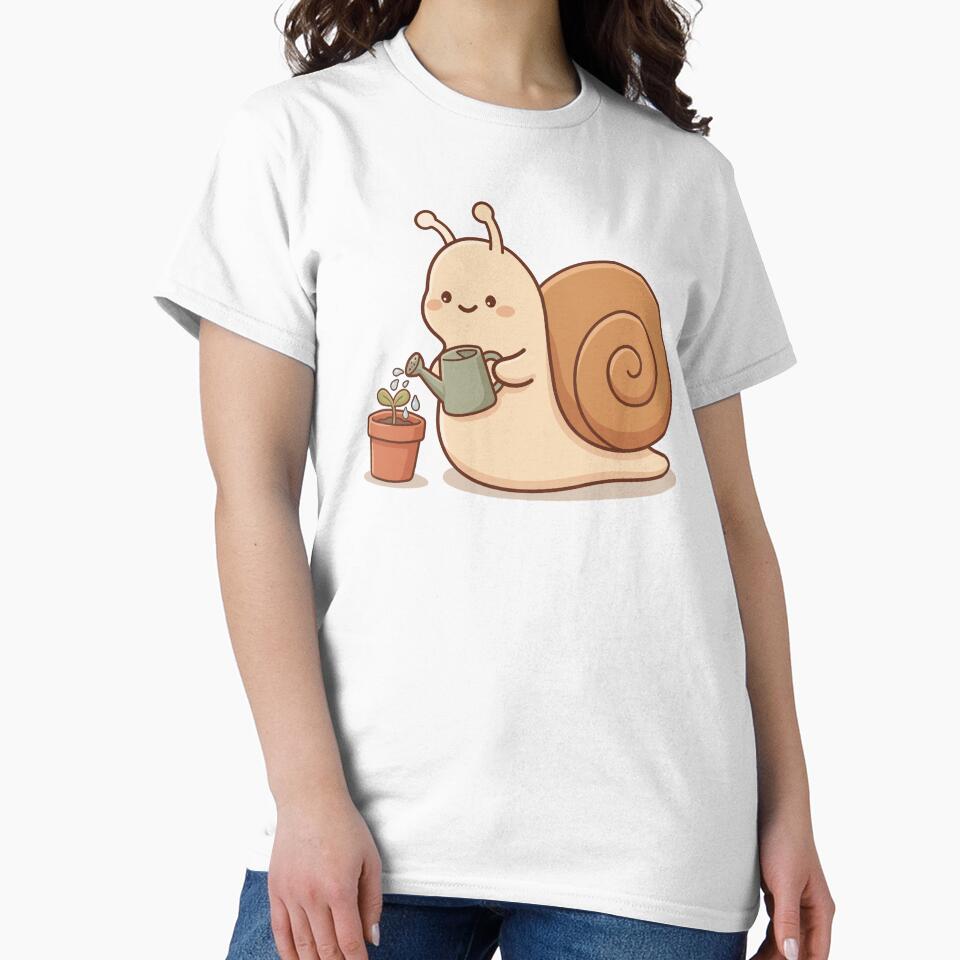Cute Gardening Snail by Zerhof