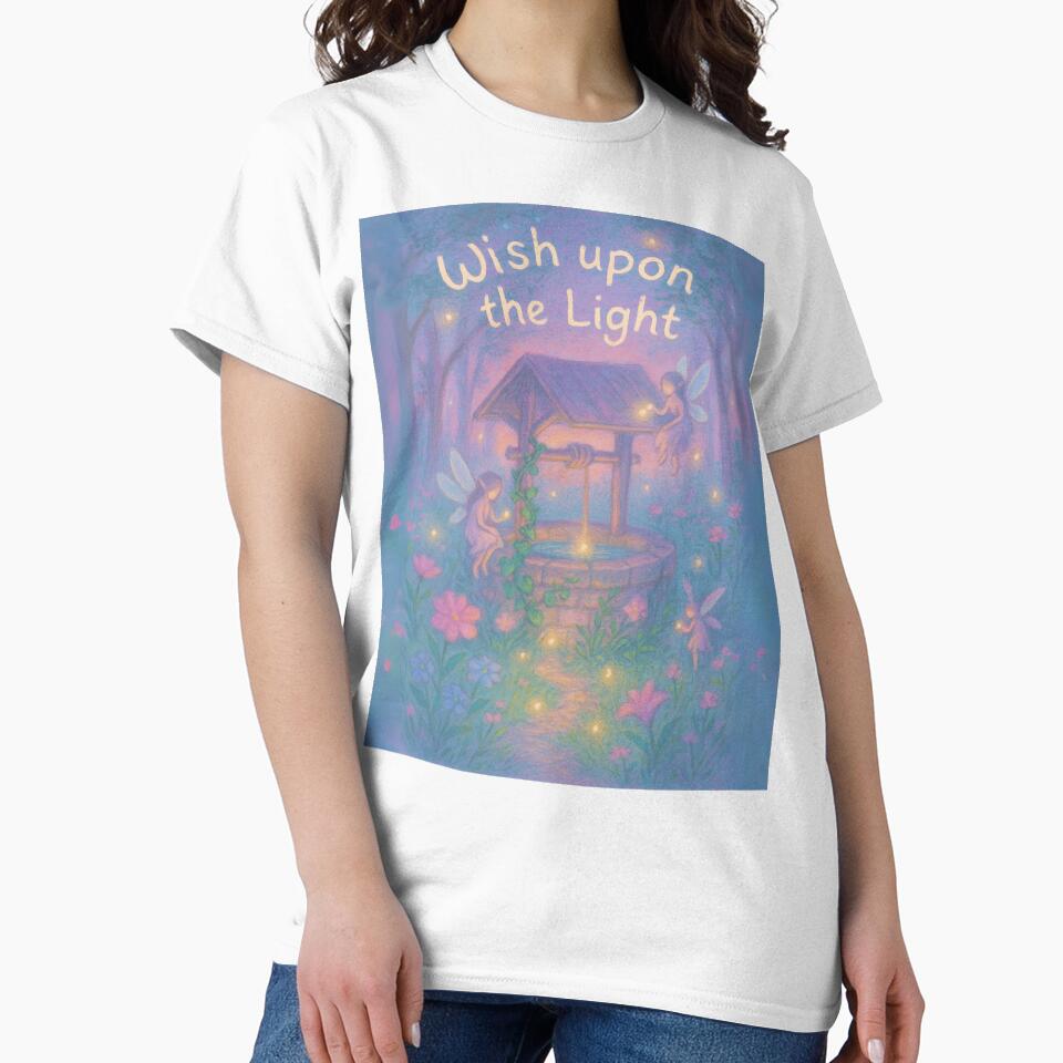 Wishing Well in the Fairy Woods – Dreamy Pastel Fairycore Fantasy Art by Laugh & Rewind