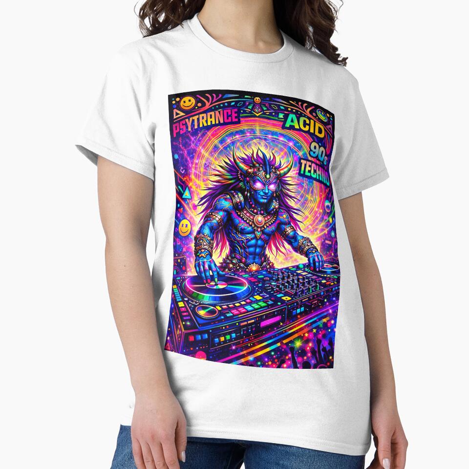 Cosmic Psytrance DJ – Acid 90s Techno Neon Festival by Dominik1994